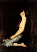 Jean-Jacques Henner Solitude oil painting